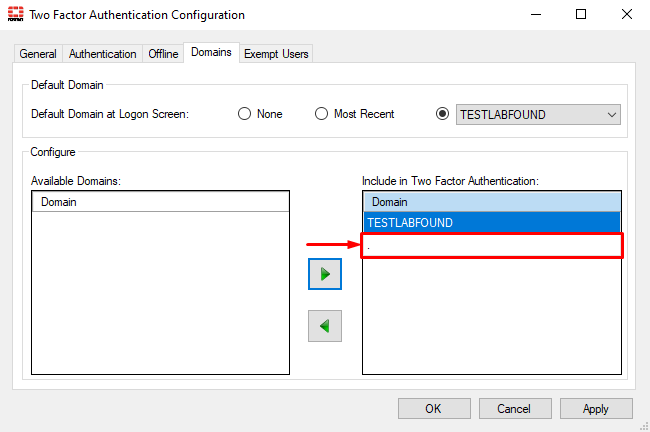 Local users included for 2FA on FortiAuthenticator agent