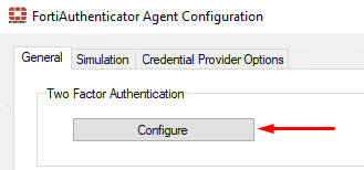 Configure Two Factor Authentication on FortiAuthenticator Agent
