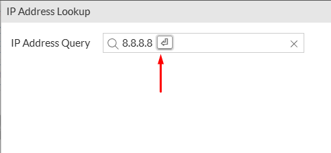 ISDB IP address lookup on FortiGate