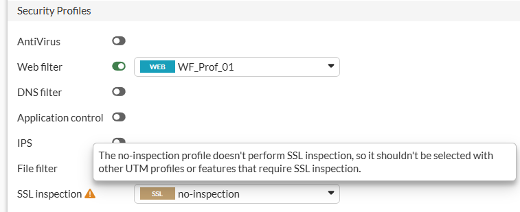 Restrict URL access for HTTP on FortiGate