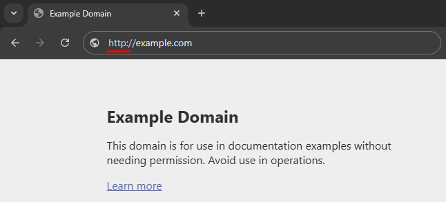 Web navigation using unencrypted HTTP