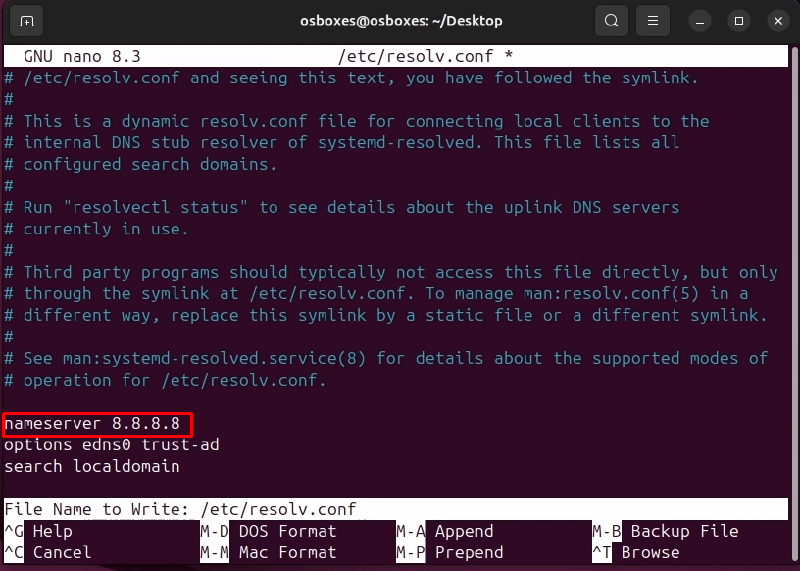 VM client configuration