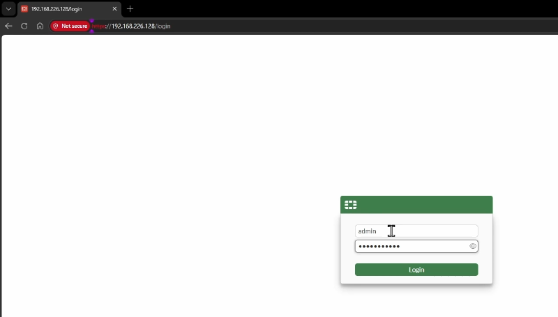 FortiGate VM login