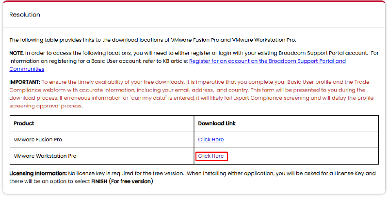 VMware Workstation Pro download