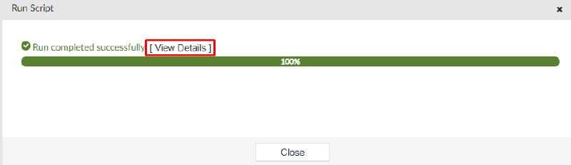 Running a script on Policy Package or ADOM databse